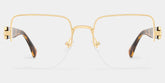 Lauren Square Gold TortoiseGlasses
