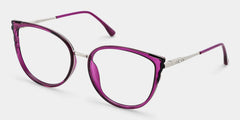 Estrada Cateye Purple Glasses
