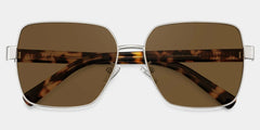 Sahara Square Brown Polarized Sunglasses