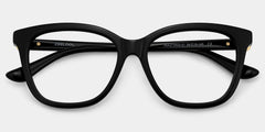 Isabella Black Square Glasses