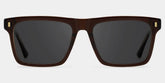 Henry Rectangle Brown Glasses