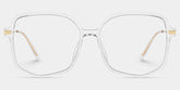 Payton Geometric Clear Glasses