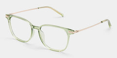 Florence Rectangle Green Glasses