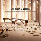 Finnian Square Brown Glasses