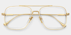 Gifford Aviator Clear Glasses