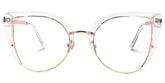 Brewer Cateye Clear Glasses