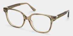 Clara Clear Brown Cat eye Glasses
