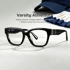 Blake Black Square Glasses