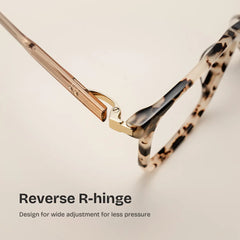 Zoe Square Tortoise Glasses