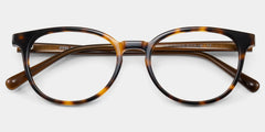 Allison Tortoise Round Glasses