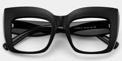 Alberta Cat Eye Black Glasses