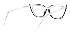 Yosef Cateye Black Glasses