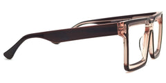 Milian Square Brown Glasses