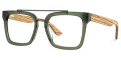 Pascal Aviator Green Glasses