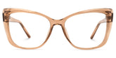 Farris Square Brown Glasses