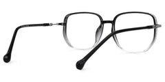 Joana Geometric Black-Clear Glasses