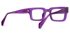 Glaucia Square Purple Glasses
