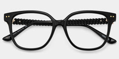 Clara Black Cat eye Glasses