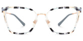 Martins Rectangle Blue Glasses