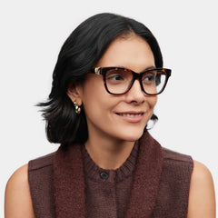 Julian Square Tortoise Glasses