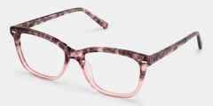 Sawyer Pink Rectangle Glasses