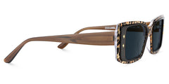 Gleam Rectangle Leopard Sunglasses