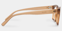 Marley Beige Rectangle Glasses