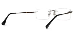 Cetina Rectangle Brown Glasses