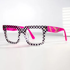 Thomason Rectangle Black Clear Glasses