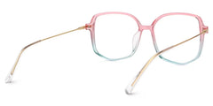 Payton Geometric Pink-Blue Glasses