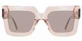 Brandon Square Beige Glasses