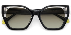 Burkes Butterfly Black Sunglasses