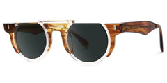 Mastin Round Brown Glasses
