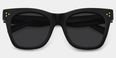 Gordon Rectangle Black Glasses