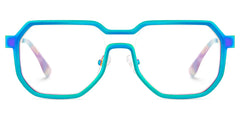 Hype Geometric Iridescent Glasses