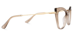 Indira Cat Eye Beige Glasses