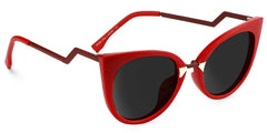 Jacqueline Cat Eye Red Sunglasses