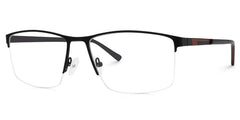 Graniela Rectangle Black Glasses
