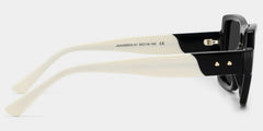 Nora Black Aviator Sunglasses