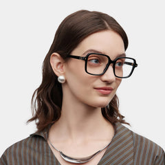 Talia Square Black Glasses