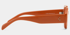 Soleil Rectangle Orange Polarized Sunglasses