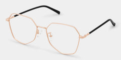 Bivins Geometric Gold Glasses