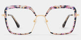 Cordaro Square Pink-Floral Glasses