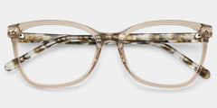 Marigold Rectangle Brown Glasses