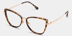 Sloane Cat-Eye Tortoise Glasses
