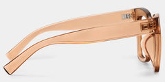 Malcolm Square Beige-Clear Glasses