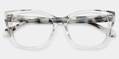 Maple Clear Butterfly Glasses