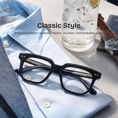 Michael Square Black Glasses