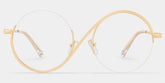 Flozif Round Gold Glasses