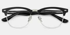 Penelope Browline Silver Glasses